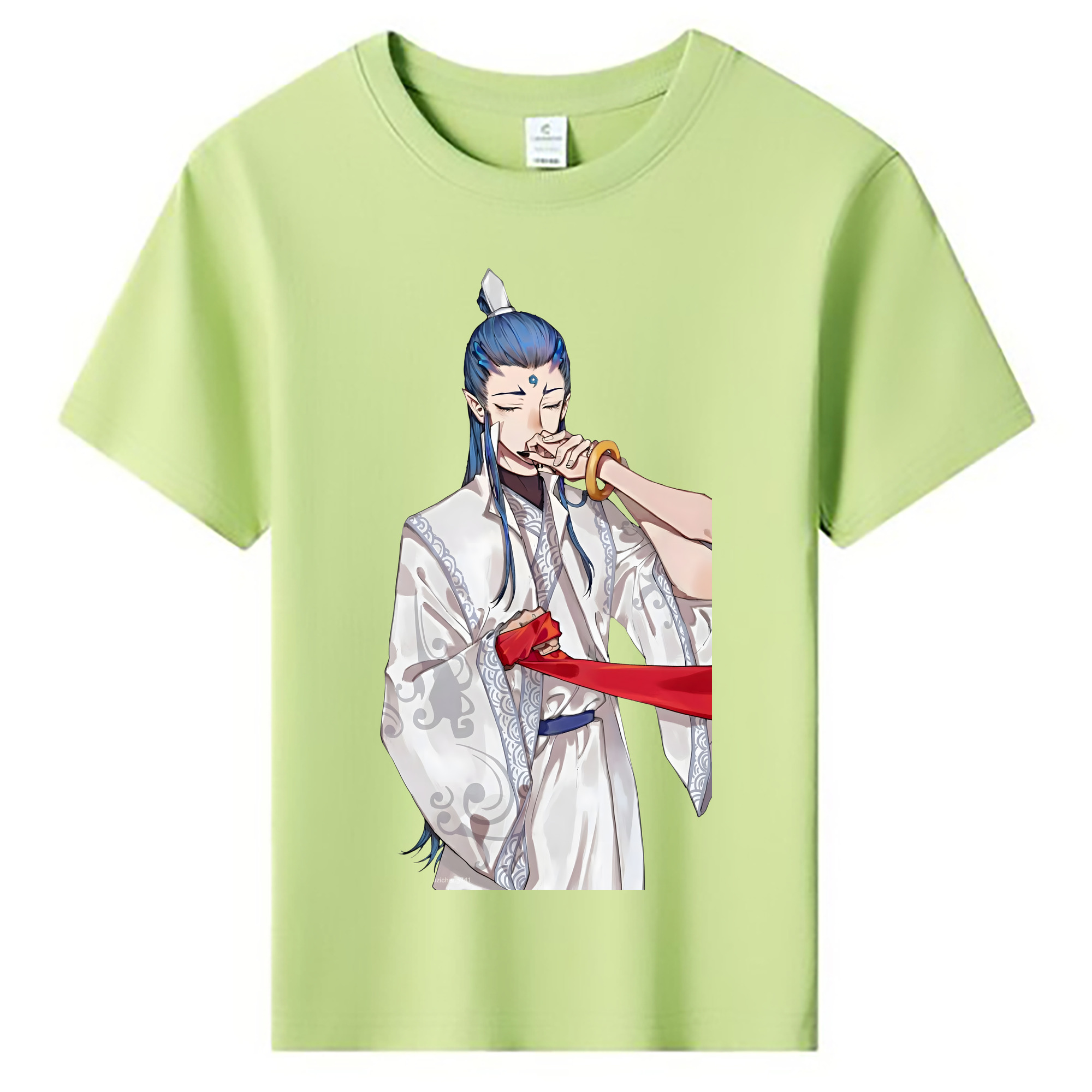 （画像用） Ne Zha 2 ナタ 魔童の大暴れ 綿100％キッズTシャツ（フロントプリント）
